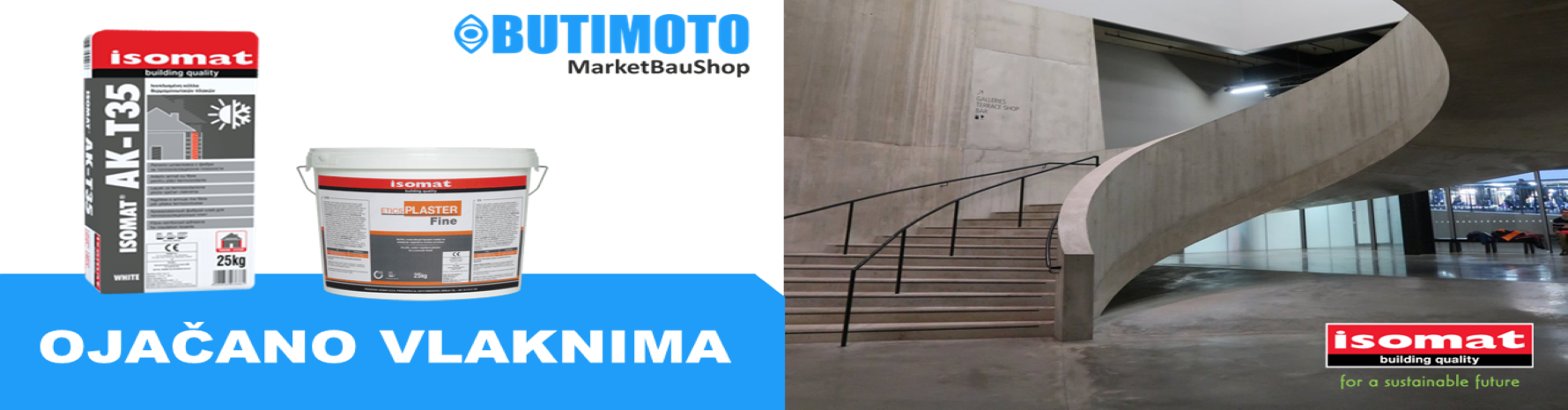 BUTIMOTO | MarketBauShop - ISOMAT ojačano vlaknima