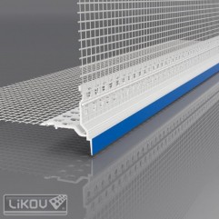 PVC kutnik s mrežicom i okapnicom 10 x 15 cm x 2,5 m (20kom-pak)