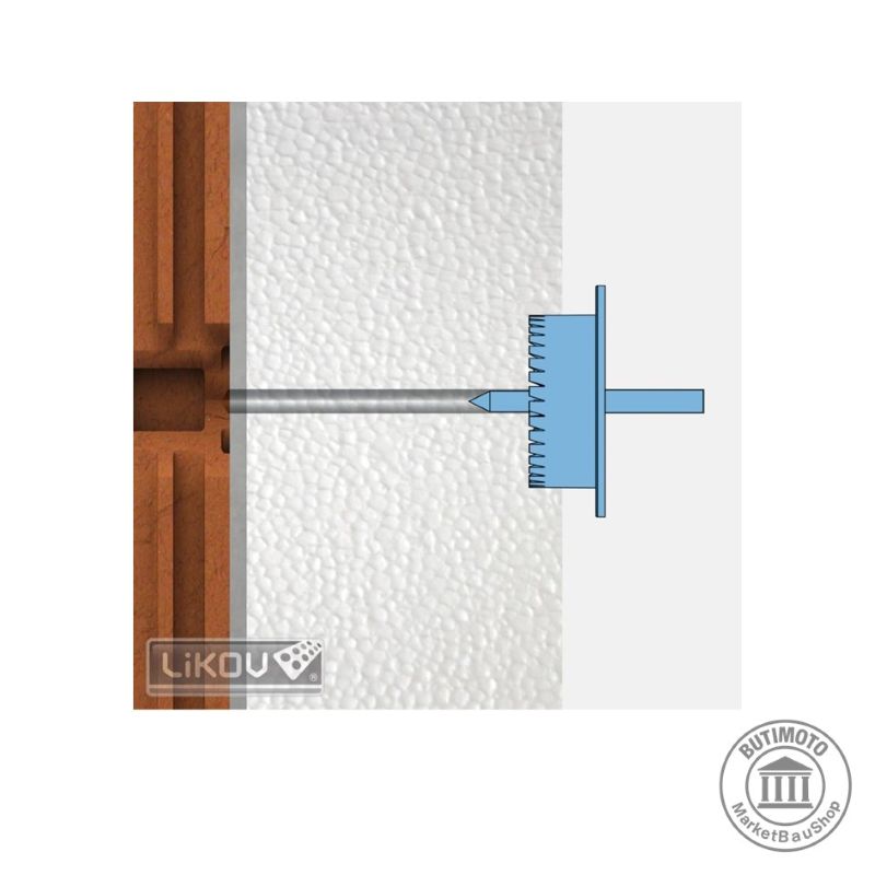 PVC rezač za rondele plavi - 70 mm