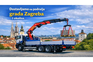 Dostavljamo na području grada Zagreba i okolice