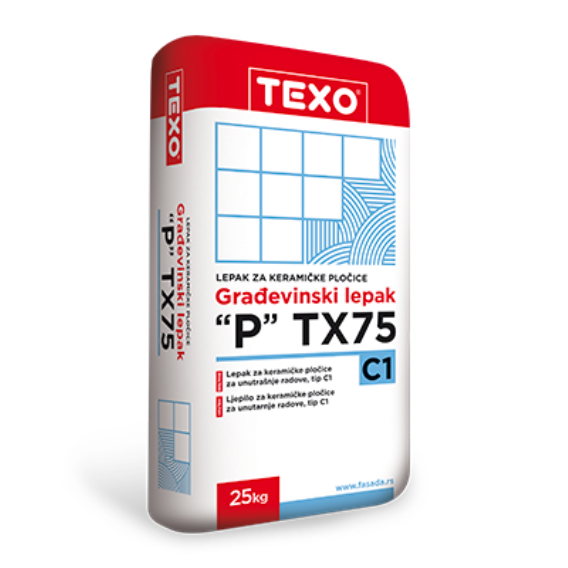 TEXO TX 75 -XXL -Unutarnje ljepilo za keramiku C1