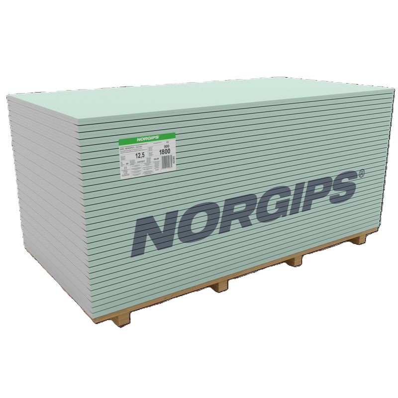 NORGIPS Gips ploča GKBI AK 12,5/1250/2000 (2,5m2/kom)